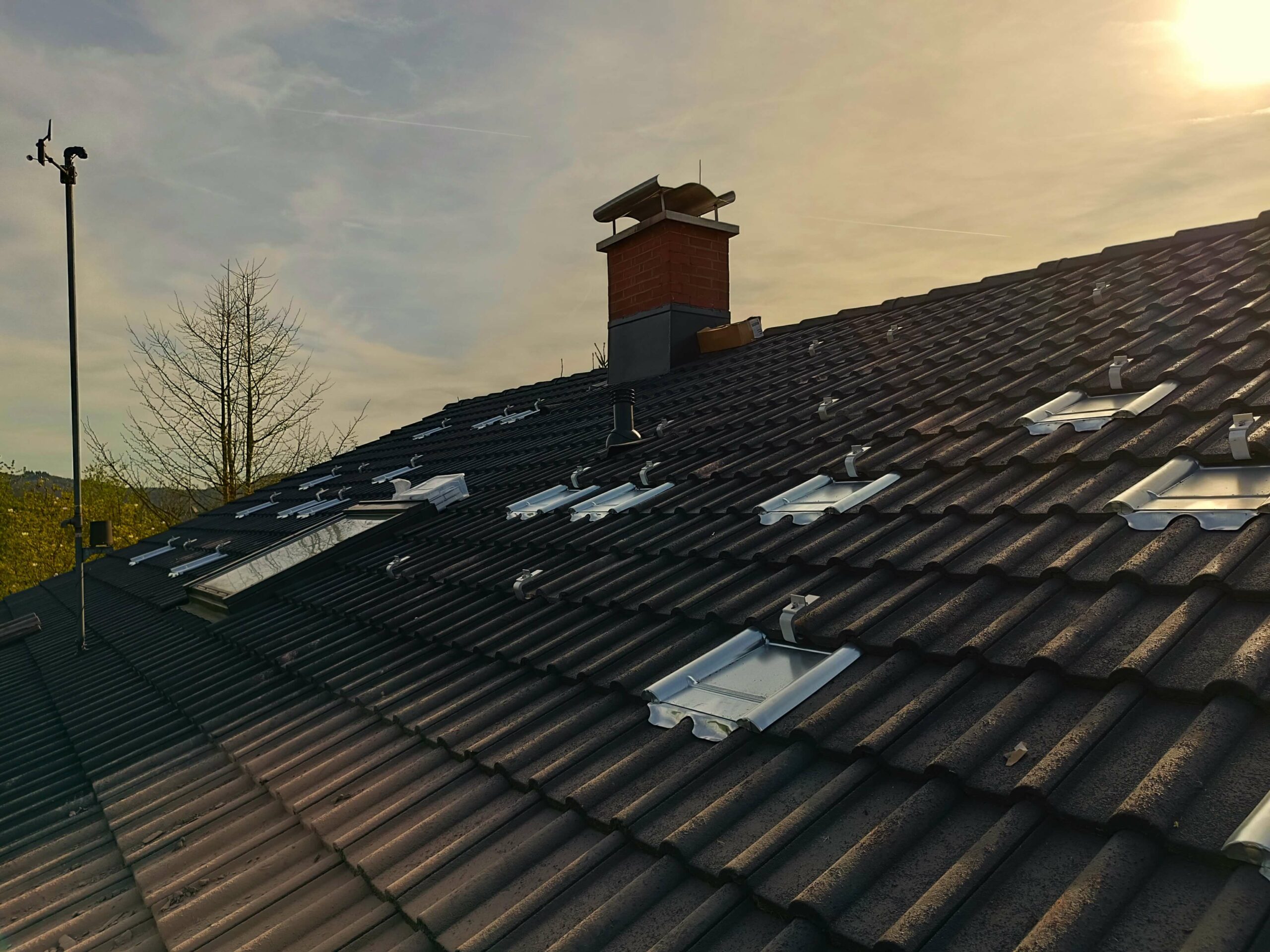 Blechziegel mit Hacken