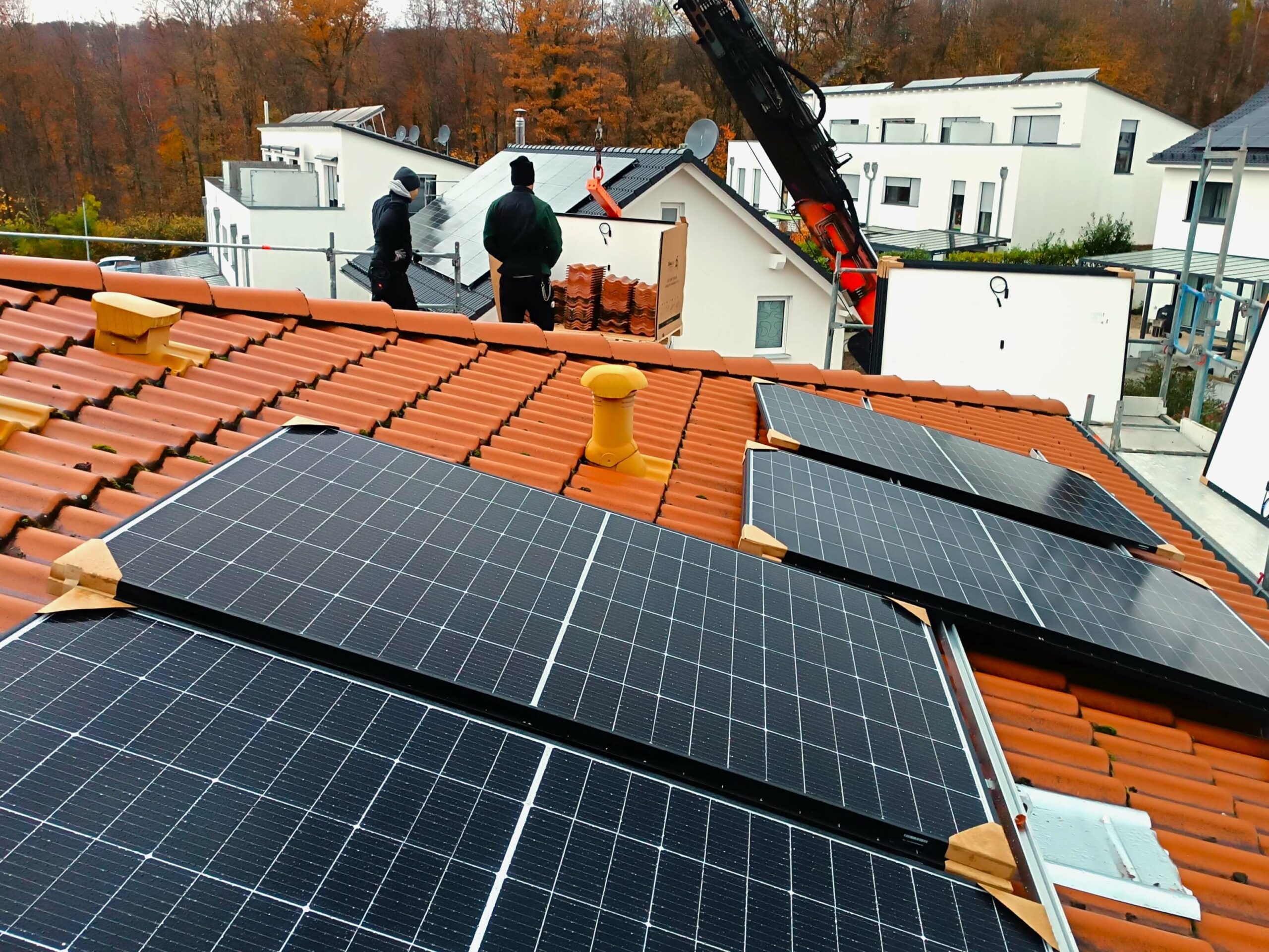 Solarpanels aufs Dach